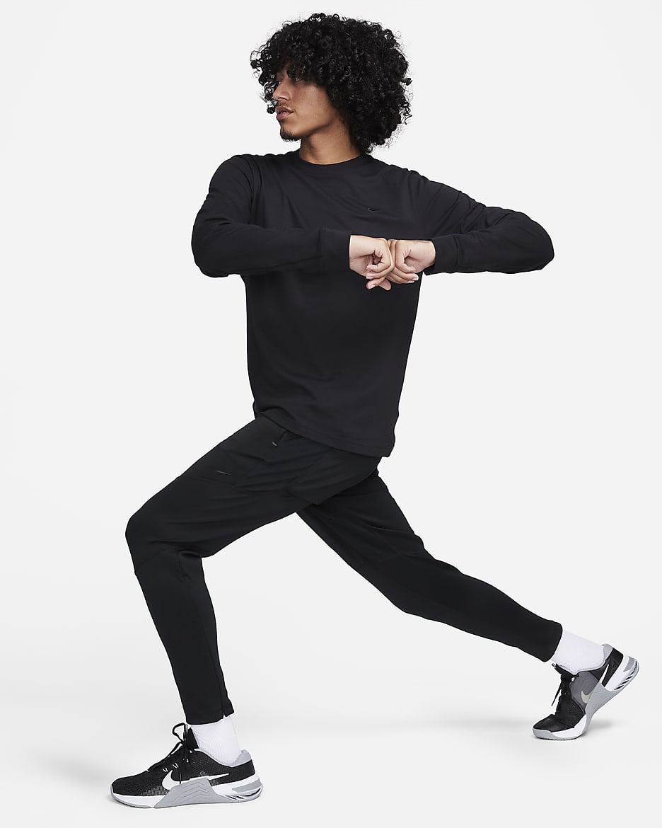 Nike dri fit knit long sleeve mens best sale